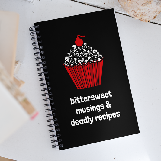 Skull Cupcakes Spiral Notebook