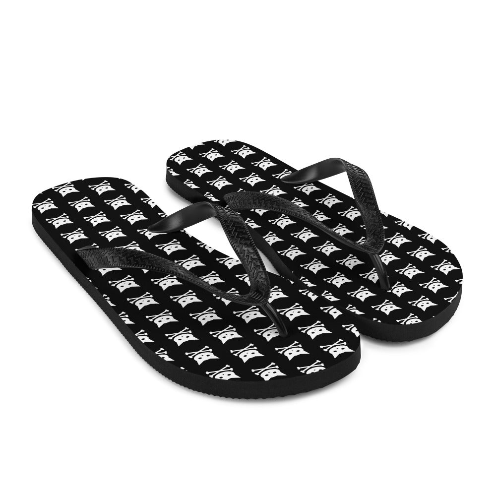 Skull Kitty Flip-Flops