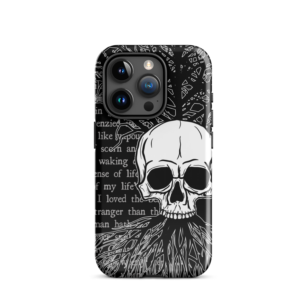 Skull & Poetry Tough Case For iPhone® 15