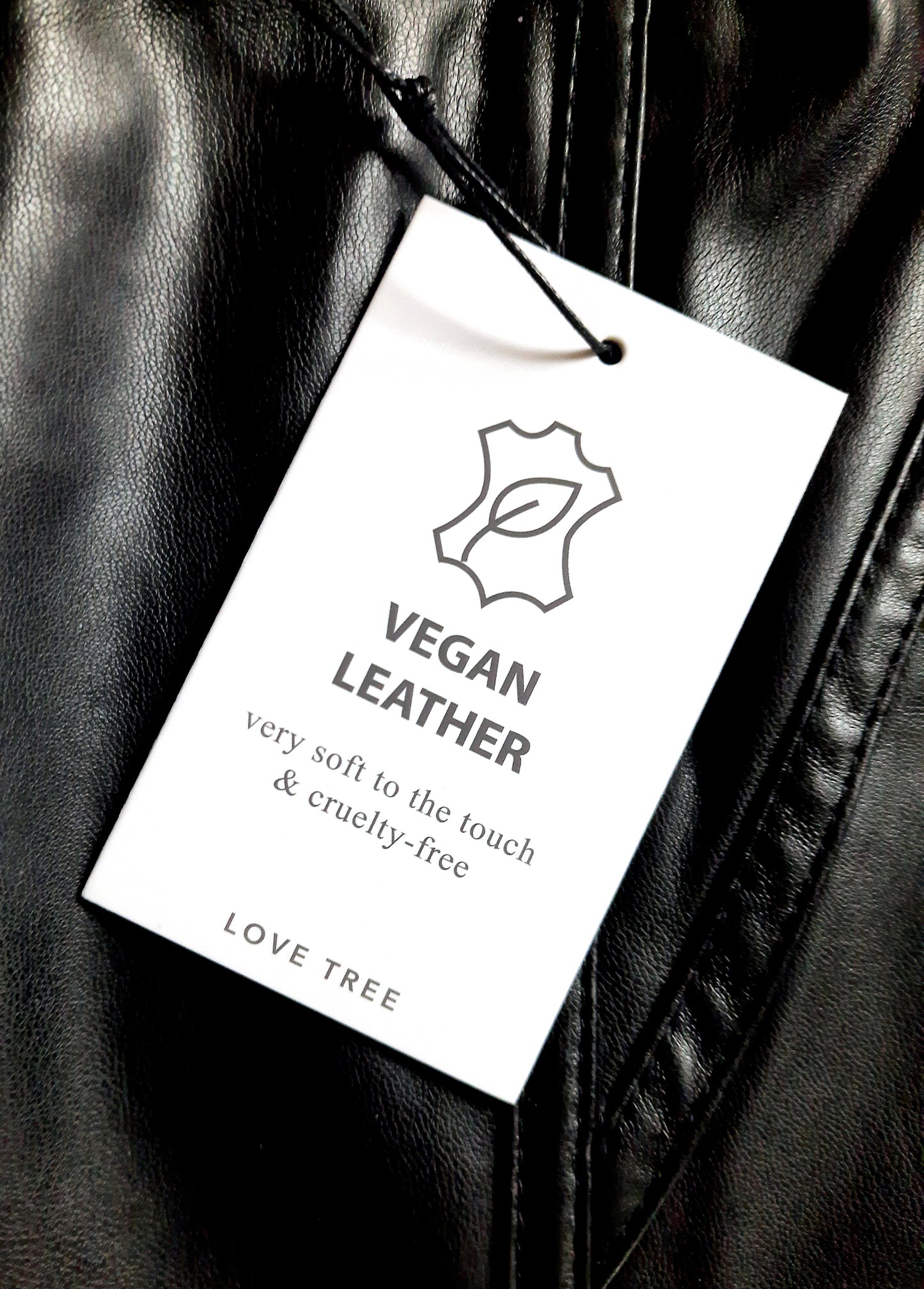 Black Faux Leather Corsetry