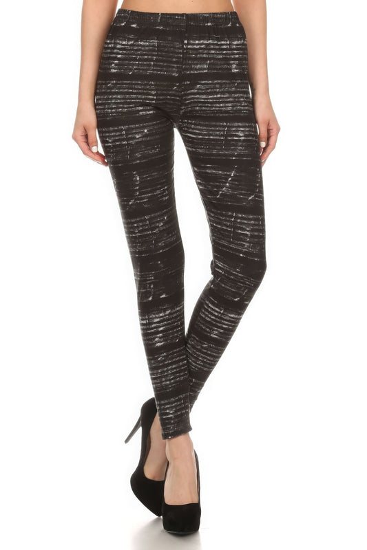 Grunge Print Leggings