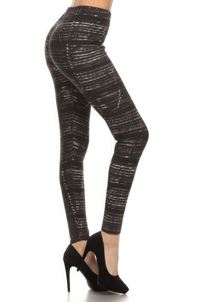 Grunge Print Leggings
