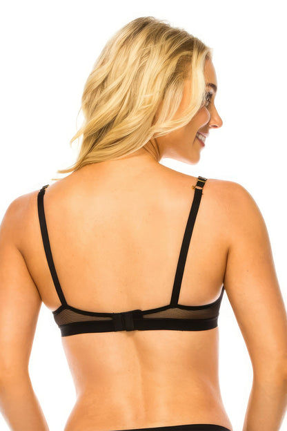 Mesh Band Wireless Bra