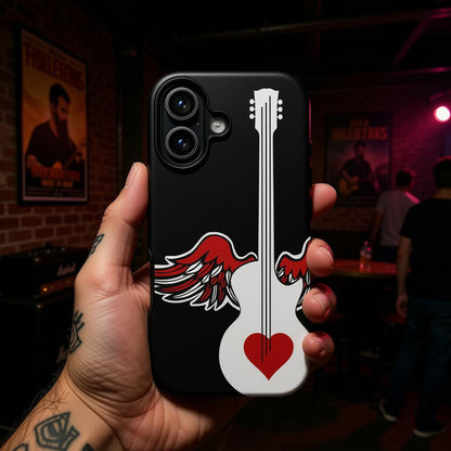 Winged Heart Guitar ❤️ Tough Case for iPhone® 17