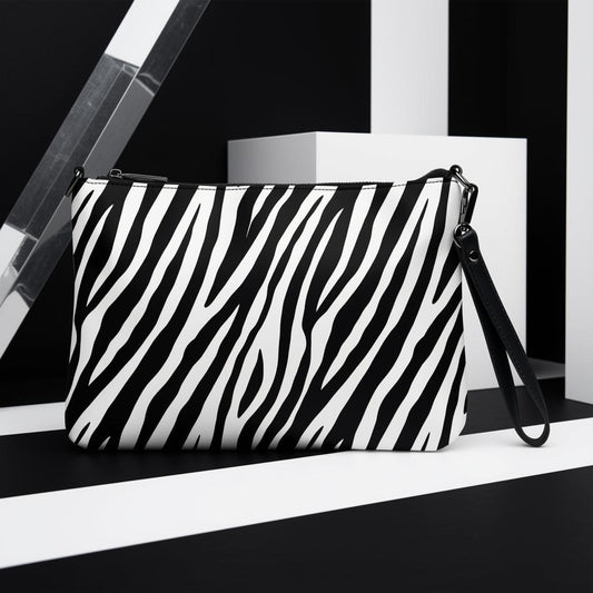 Black & White Zebra Print Purse by Mia Fugazi