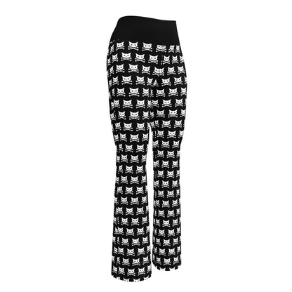 Skull Kitty Flare Leggings