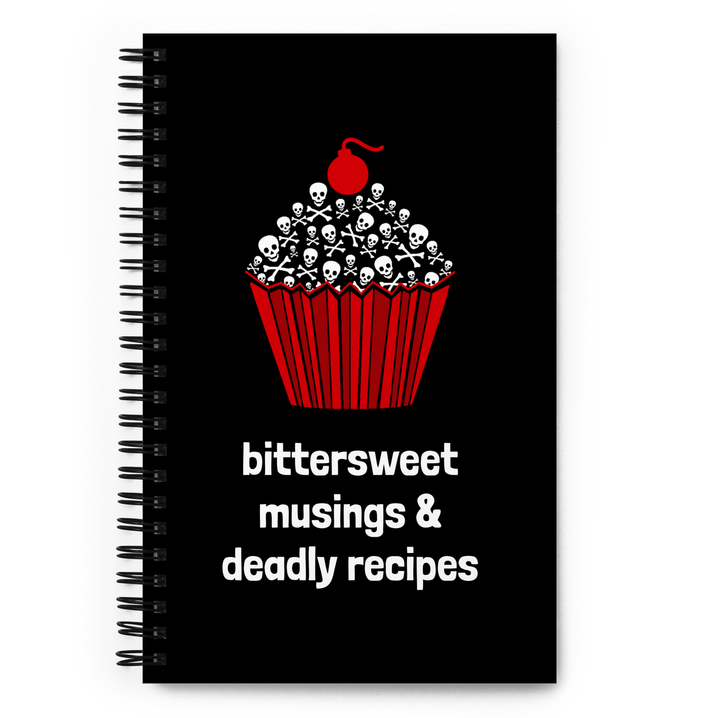 Skull Cupcakes Spiral Notebook
