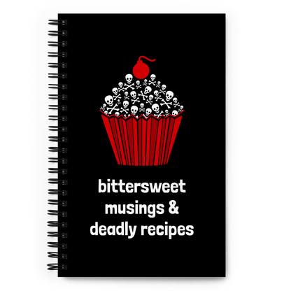 Skull Cupcakes Spiral Notebook