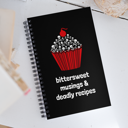 Skull Cupcakes Spiral Notebook