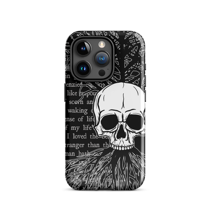Skull & Poetry Tough Case For iPhone® 15